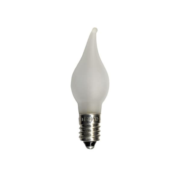 Nytt 3 st Jul- Advent- Ljusstake lampor. LED E10 3V 0.06W FROST