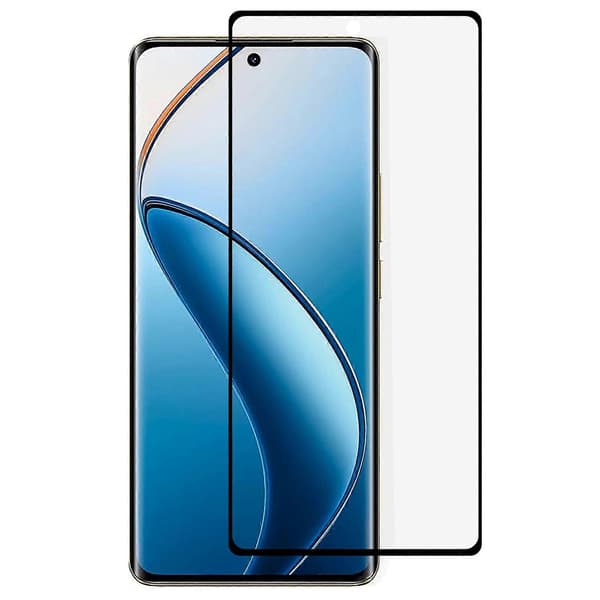 Compatible with Realme 12 Pro 5G 12 Pro 5G Screen Protector Curved Edge Tempered Glass Phone Screen Protector Side