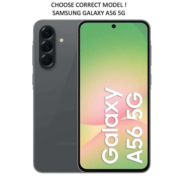 2-pack Kompatibelt Samsung Galaxy A56 Skärmskydd Härdat Glas Premium transparent usb-c