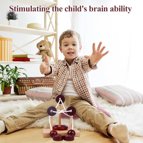 Wooden Puzzle for Adults & Teens – Problem-Solving Brain Teaser Puzzle B