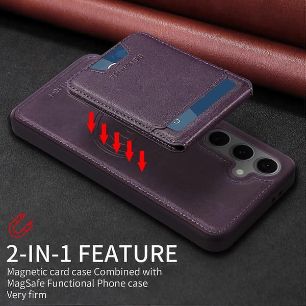 Kompatibel med Galaxy S24 FE Telefonfodral-lingling} Multicolor Purple