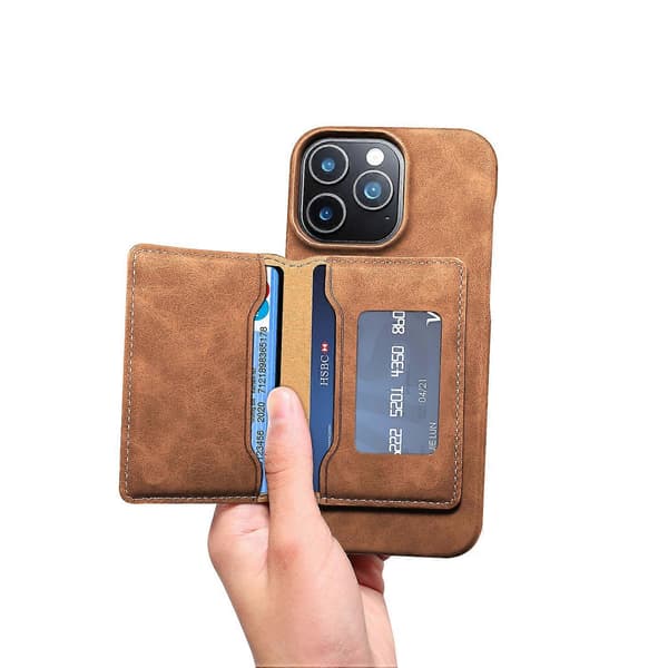 Kompatibel med iPhone 16 Pro Telefon Cover - lingling} Multicolor Brown