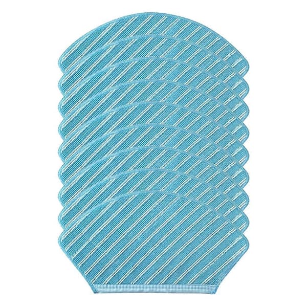 9 stk. moppeklude, der er kompatible med Midea M7/M7 Pro/M7 Max, kompatible med Eureka NER700, reservedele, vaskbare moppeklude, klude