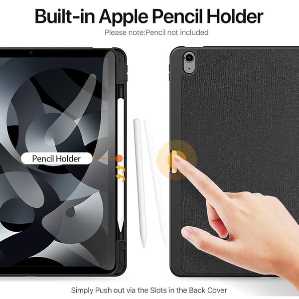 PU Tablet Case Kompatibel med iPad Air 13 2024 Black
