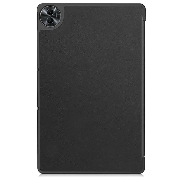 Smart tablet-etui i læder, kompatibelt med Realme Pad 2 Black