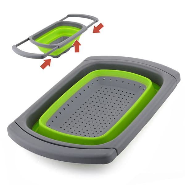 Foldbar silikone vask/vaskefilter