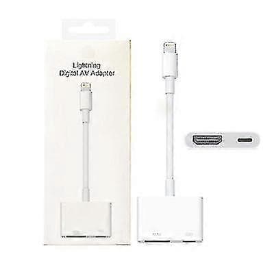Lightning til HDMI Samme Skærm Kabel, Understøtter Ios 12/13-lingling}