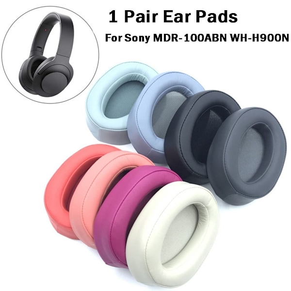 Påskerbjudanden! Högkvalitativa ersättningsöronkuddar för Sony MDR-100ABN WH-H900N GRÅ grey