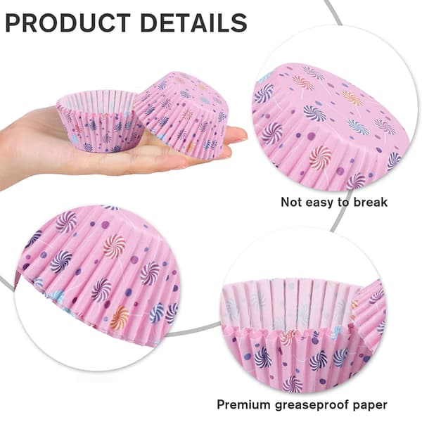 Nya muffinsformar i fettfritt papper, 200 st.