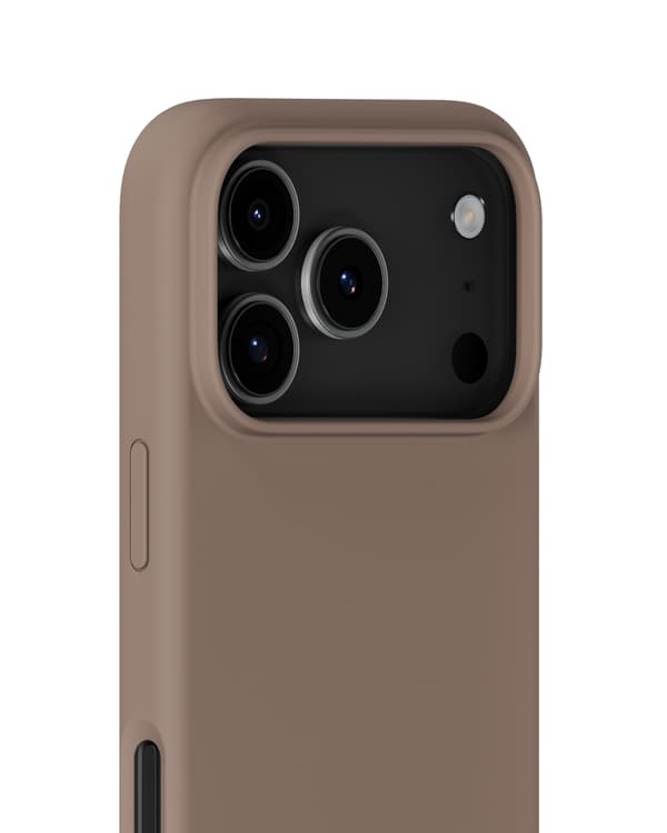Kompatibel med iPhone 17 Pro Mobilskall Silikon Mokkabrun Brun Silikon