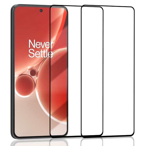 2-pack Compatible with ONEPLUS NORD 4 Screen Protector - 9H Tempered Glass - Ultra-High Quality 3D
