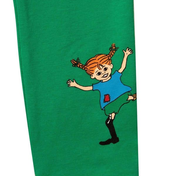 Pippi Pitkätossu -leggingsit vihreä Green Green 116