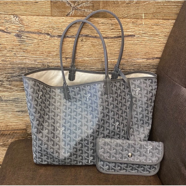 Laadukas uusi Houndstooth-laukku, suuri tilavuus, käsilaukku, äitilaukku, lompakkolahja naisille, harmaa Gray S