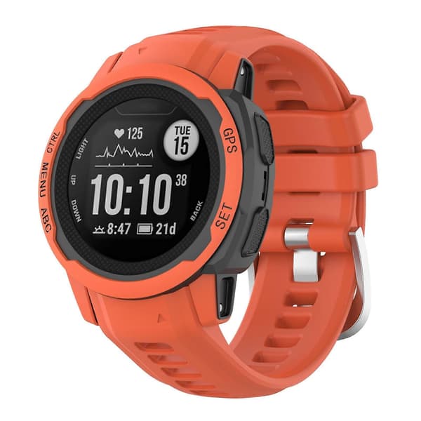 Silikonarmband för Garmin Instinct 2S-lingling} Blaze Red