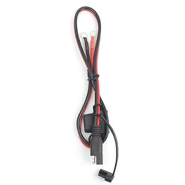 Nyt 2 stk Motorcykel Batterioplader Sae Opladerkabel Sae Hurtigforbindelse Stik Til 12V Ringterminal