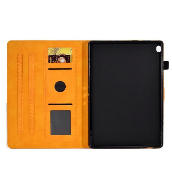 Läder Tablet Fodral Khaki Lenovo Tab M10