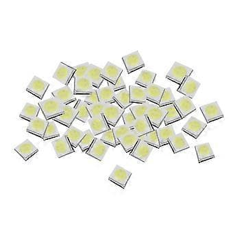 50 stk. 2W Højeffekt SMD LED COB Chip Lamper Perler Hvid LED Diode 3535