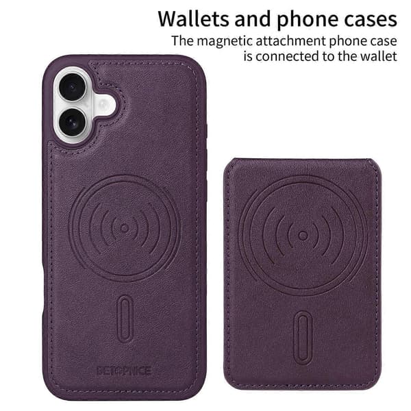 Kompatibel med iPhone 16 Plus telefondeksel - lingling} Multicolor Purple