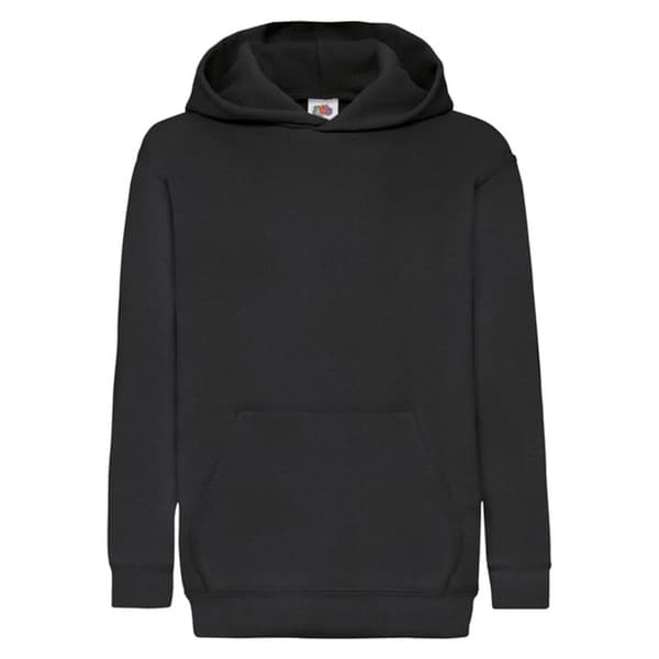 Barnehettegenser svart black 7-8 År