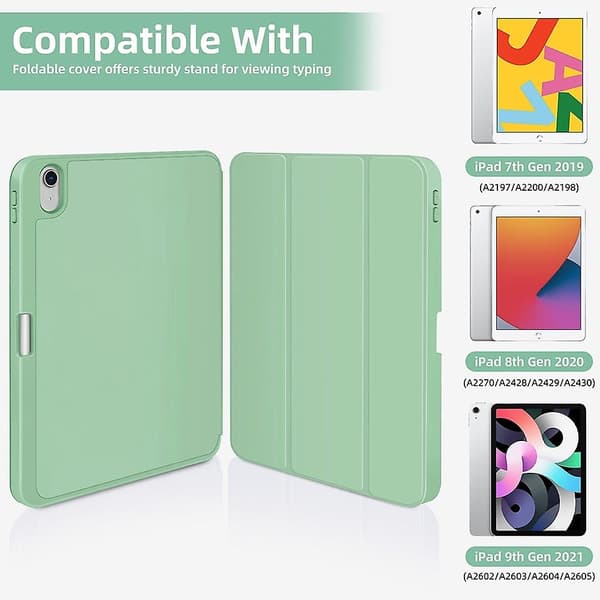 Læder Tablet Case Kompatibel med iPad Air 5 / 4 Green