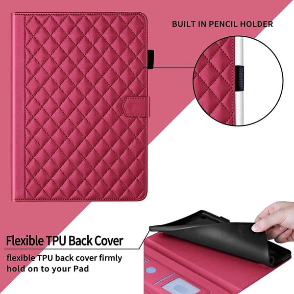 Læder Tablet Cover Kompatibelt med Honor Pad X9 / X8 Pro Red