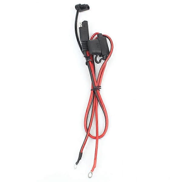 Nyt 2 stk Motorcykel Batterioplader Sae Opladerkabel Sae Hurtigforbindelse Stik Til 12V Ringterminal