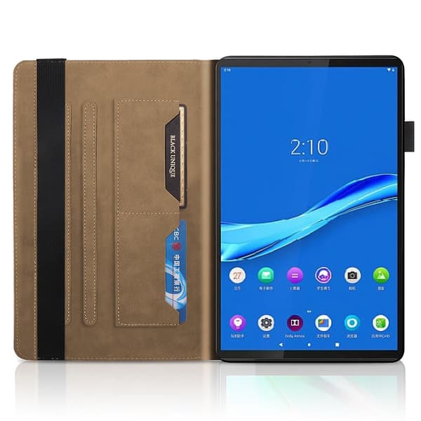 Kompatibelt med Lenovo Tab M10 Plus Läderfodral Brown