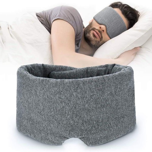 Sömnmask för mörkläggning av bomull - bekväm och andas