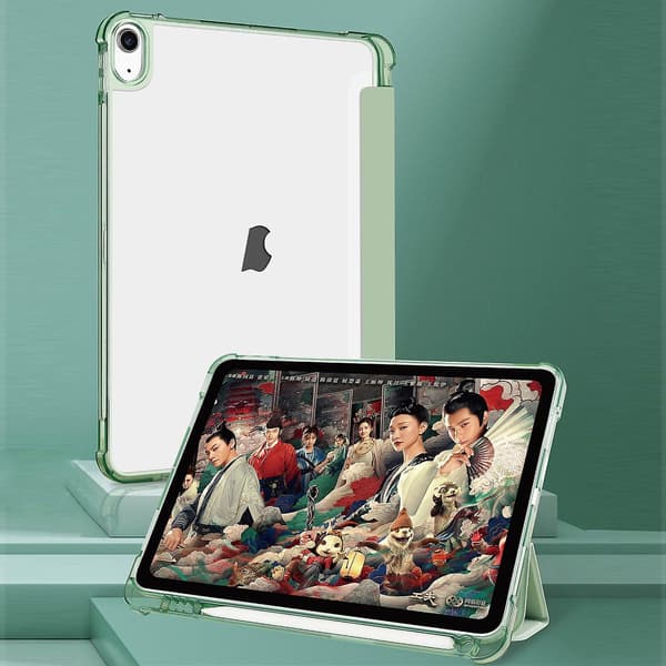 Smart Læder Tablet Case Kompatibel med iPad 10.2 2021 / 2020 / 2019 Pink