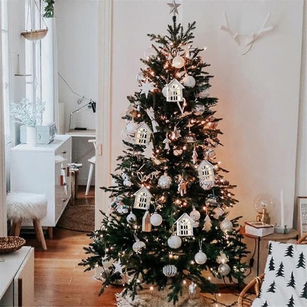 Lys Kæder Bryllup Nytår Hængende Guirlande Julepynt Julepynt Julelys-lingling}