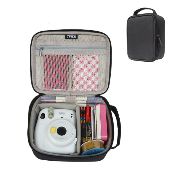 Case Kompatibel med Mini11 Instant Camera, Portabel Instant Camera Bag för Mini 11/7+ kamera och tillbehör (endast väska)