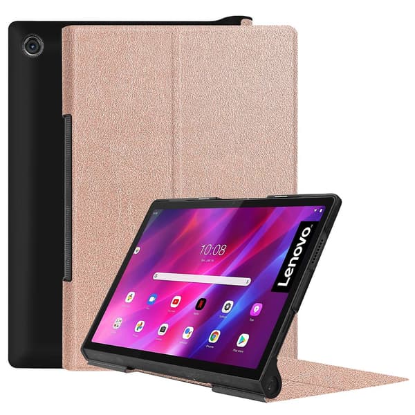 Custer Textur Läderfodral Kompatibelt med Lenovo Yoga Tab 11 Multicolor