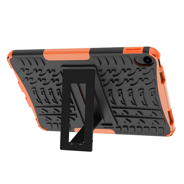 Däcktextur TPU+PC-fodral Kompatibelt med iPad 10:e generationen 10.9 2022 Orange