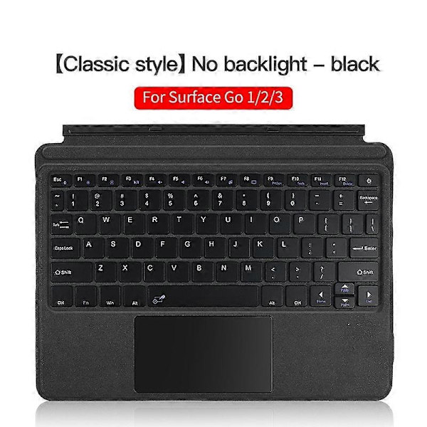 Bluetooth Tastatur Etui Kompatibelt med Microsoft Surface Go / 2 / 3 / 4