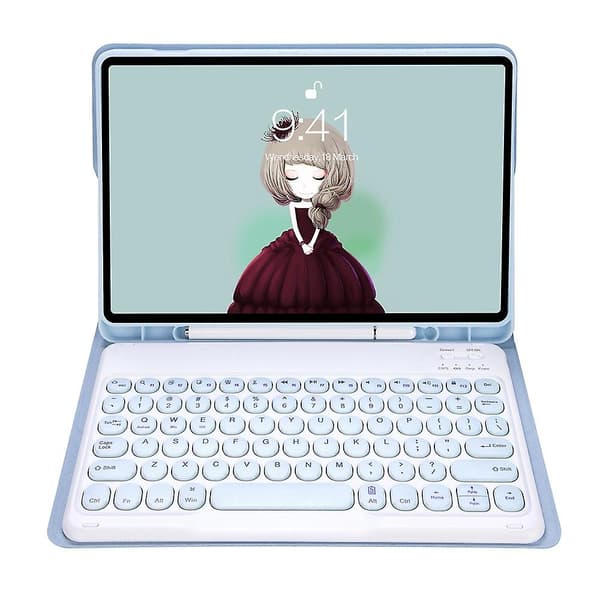 Bluetooth-tangentbordsfodral kompatibelt med iPad Pro 11 tum 2020 & 2018