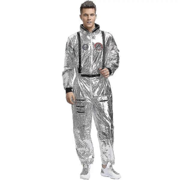 Astronaut Cosplay Kostumer Halloween Karneval Party Kostumer Til Kvinder-lingling} Men M