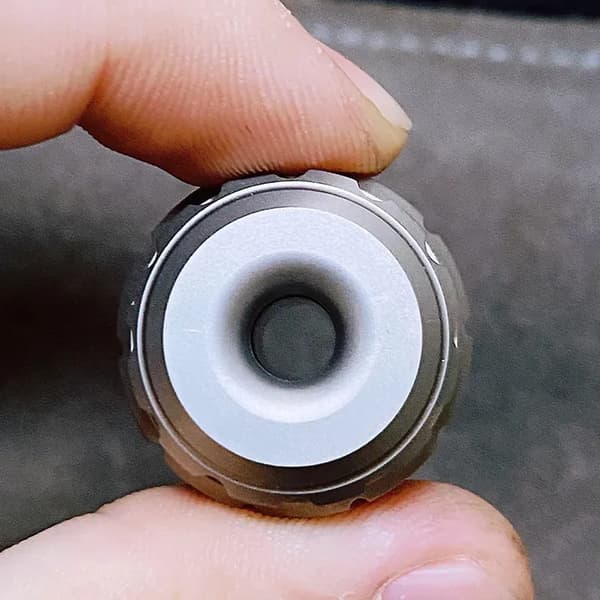 Fingerspidsgyro af titanium damaskus paracordperler, stressreducerende legetøj til mænd