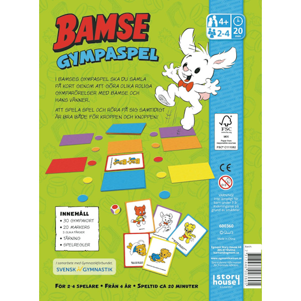 Bamse Gympaspel 2 4