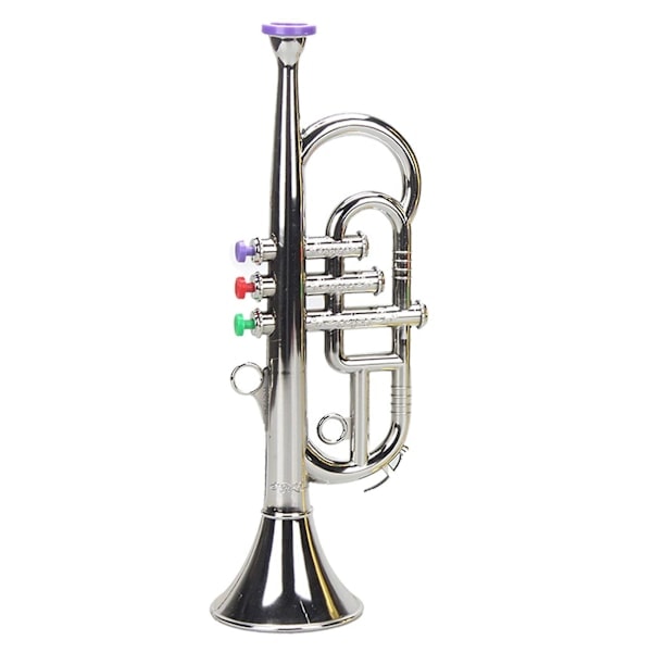 Trumpet 3 Toner 3 Färgade Tangenter Simuleringsspel Mini Musikaliskt Blåsinstrument för Barns Födelsedag Hög Kvalitet (Påsk)