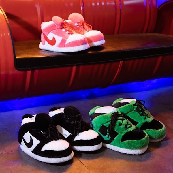 Aj Bomulls-Tøfler, vinter innendørs og utendørs tøfler Pink and white 35-44
