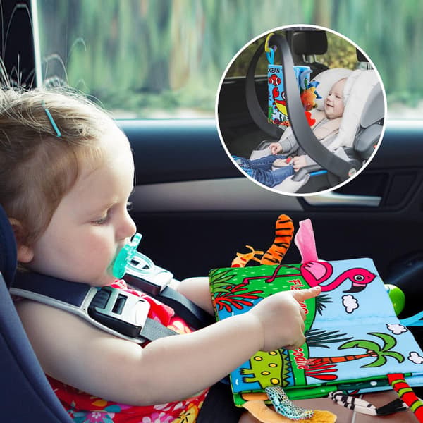 2-Pack Activity Toy – Fabric Book for Baby, Learning & Sensory Soft Book