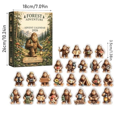 Julhänge 2D 24-pack – samlarlåda med nedräkning, stil 2 Style 2