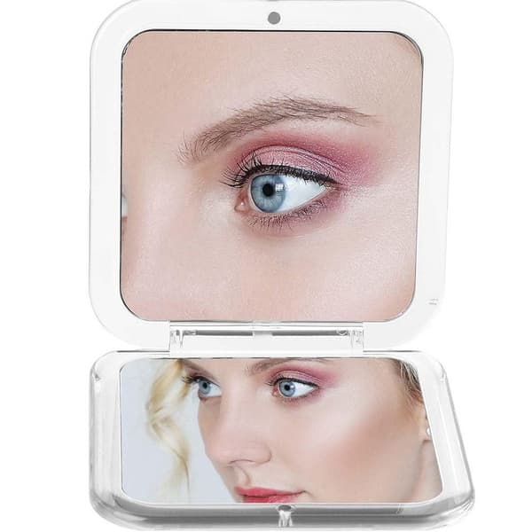Portable Folding Makeup Mirror with 15x Magnification vit