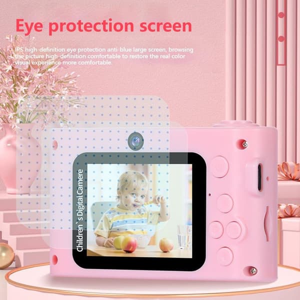 Kids Camera 20MP, 1080p FHD, 8x Zoom – Digital Camera With Selfie Function, 32GB Memory Card & Card Reader vit