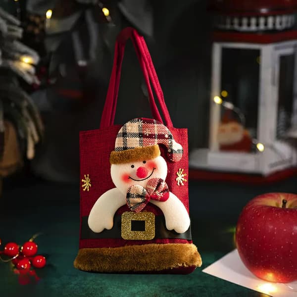 3D julklappspåse 20x35cm 1-pack – återanvändbar, stil 2 Style 2