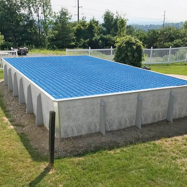 260x170cm Rektangulært Solar Poolovertræk - Isolerende Bobletæppe Rectangle-260*170cm