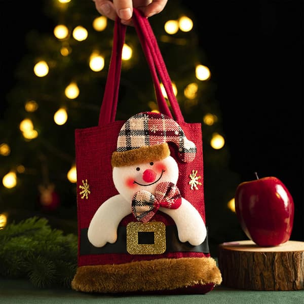 3D julklappspåse 20x35cm 1-pack – återanvändbar, stil 2 Style 2
