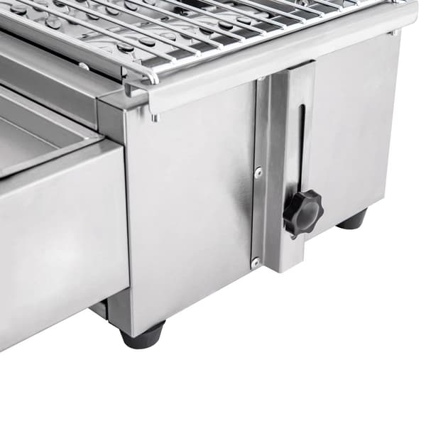 Bærbar 4-brænder Propan Grill - Røgfri Bordplade BBQ i Rustfrit Stål til Camping og Terrasse