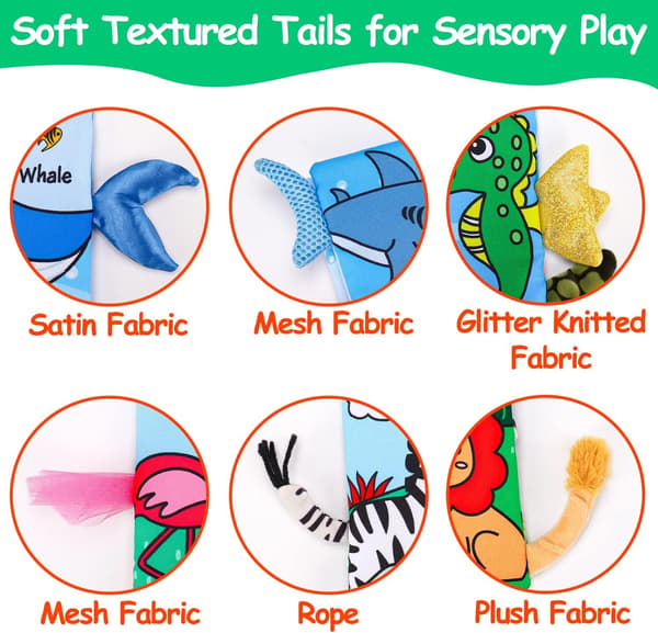 2-Pack Activity Toy – Fabric Book for Baby, Learning & Sensory Soft Book