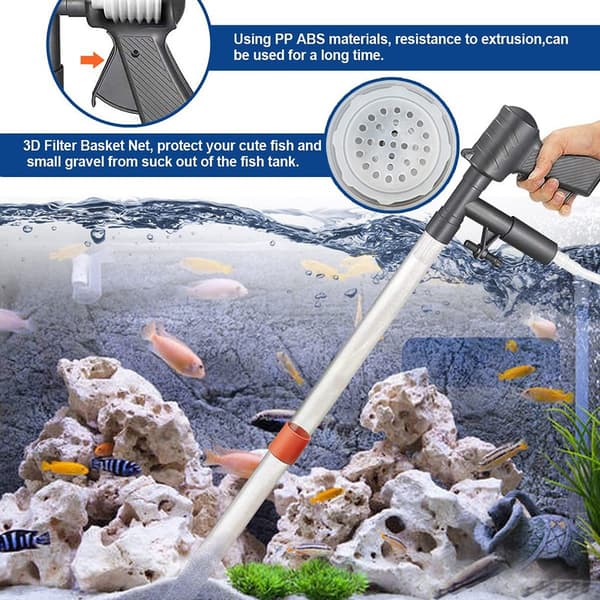 Aquarium Bottom Cleaner – Efficient Cleaning Set for Fish Tank and Aquarium Sand